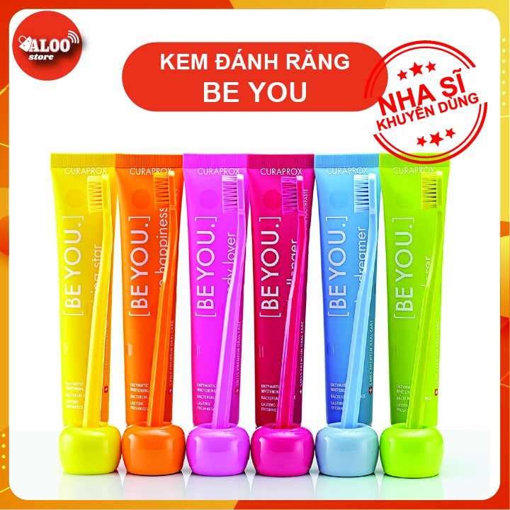 Kem đánh răng Curaprox Be You 6 vị, 6 phong cách tuýp 60ml