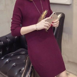 ĐẦM LEN SUÔNG THÊU LÁ