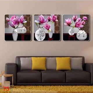 GIÁ XƯỞNG - 5 BỘ TRANH TREO TƯỜNG 3D HIỆN ĐẠI - Bộ tranh 3 tấm ghép hiện đại đẹp nhất