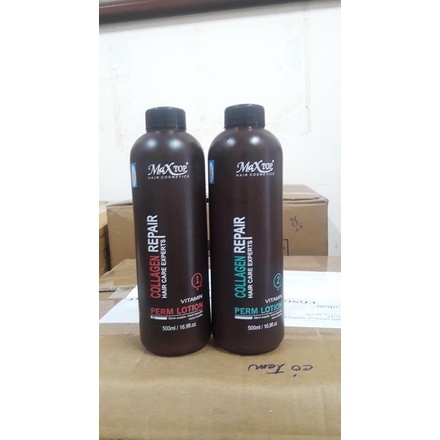 Uốn cologen Maxtop tóc trung bình, xoăn nhiều, mềm mượt,bóng tóc, mùi nhẹ hương dứa