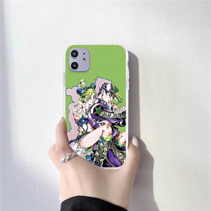 Ốp Điện Thoại TPU Trong Suốt Chống Rơi In Hình Jojo Cho IPhone 11/12/13Promax Pro 7Plus 8Plus Shell X XR XSMAX 11Pro 12Pro 13Pro 2022