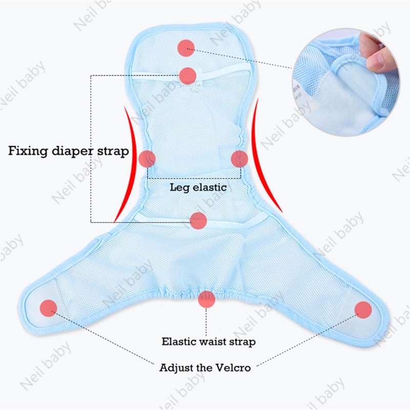 Túi Lưới Đựng Tã Em Bé Thoáng Khí Có Thể Giặt Lại Tiện Dụng