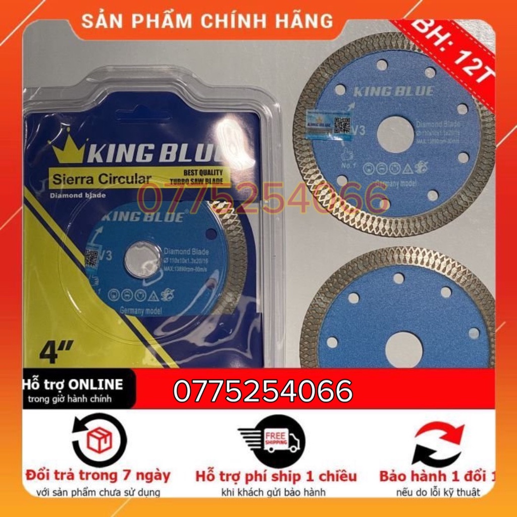 (Hộp 10 Lưỡi) lưỡi cắt blu erd 105mm x 1.1mm x 20mm 1h 10 lưỡi