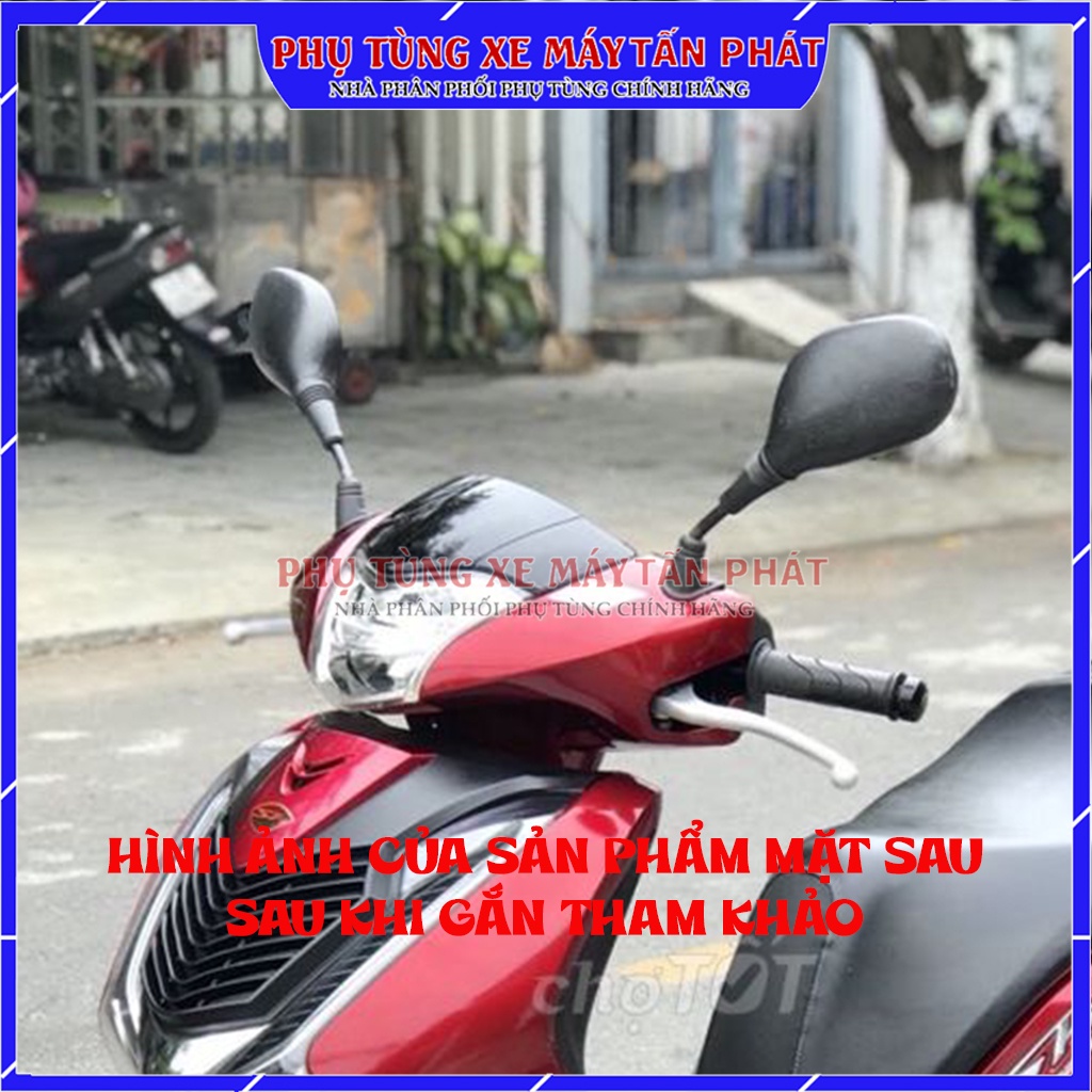 Bộ Gương kính Chiếu Hậu Xe Máy SH Việt 2012-2013-2014-2015-2016 Chính Hãng Honda