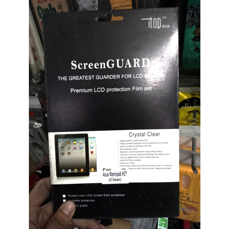 Asus Memo Pad HD 7 Miếng dán máy tính bảng trong dẻo bảo vệ full màn hình chống trầy xước độ cứng cao chất lượng