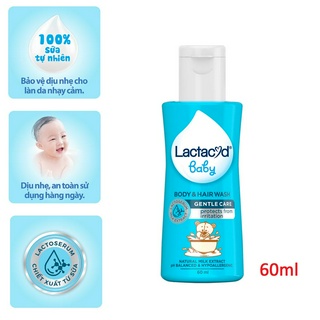 Sữa tắm gội toàn thân cho bé Lactacyd 60ml