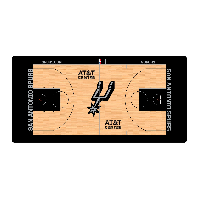 Thời gian giới hạn quảng cáo siêu chuột Pad Bàn phím NBA spurs sân nhà sàn sân bóng rổ Mô hình người hâm mộ vật tư