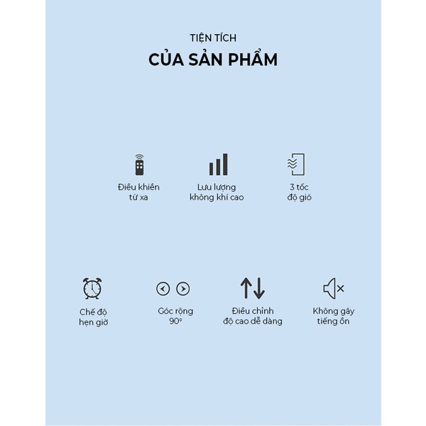 Quạt cây cao cấp 5 cánh Coex CF-7315A - Điều khiển từ xa
