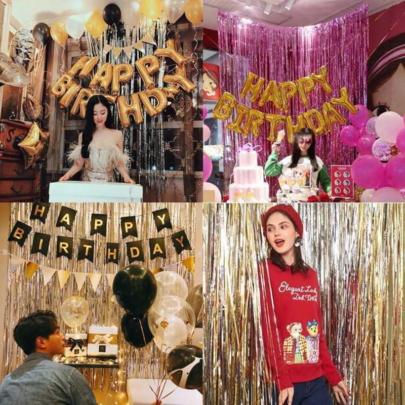 Rèm Tua Rua Hình Phi Hành Gia Bong Bóng Trang Trí Phông Nền Tiệc Sinh Nhật