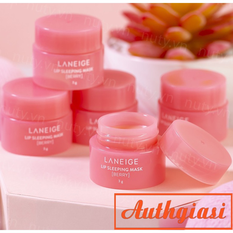 Mặt nạ ngủ môi LANEIGE Lip Sleeping Mask hồng mini size 3g | BigBuy360 - bigbuy360.vn