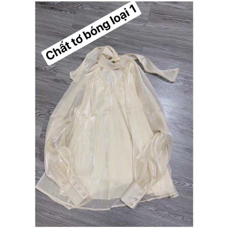 Áo kiểu nữ đẹp babydoll tay bồng bánh bèo dễ thương