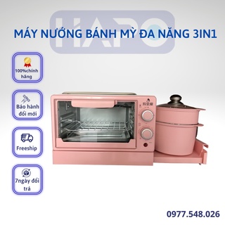 Lò nướng bánh mỳ saylay 12l, bếp nướng đa năng 3 trong 1 siêu tiện dụng