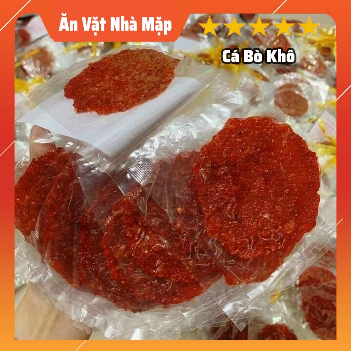 6g x 1 Gói Khô Cá Da Bò Satế Cay Miếng Tròn
