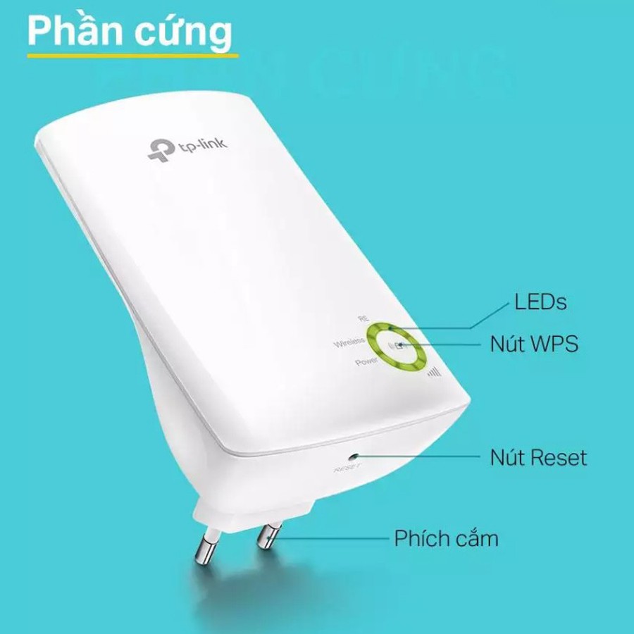 Bộ Kích Sóng 854RE Wifi Repeater Cao cấp TP-Link TL-WA854RE 300Mbps (Bộ mở rộng sóng wifi)