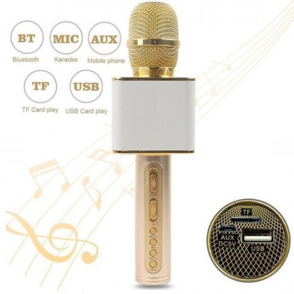 ☢️MẠI DÔ☢️ Mic Karaoke không dây SD-08 kèm loa bluetooth hàng loại 1 âm thanh cực chuẩn BH 6 tháng