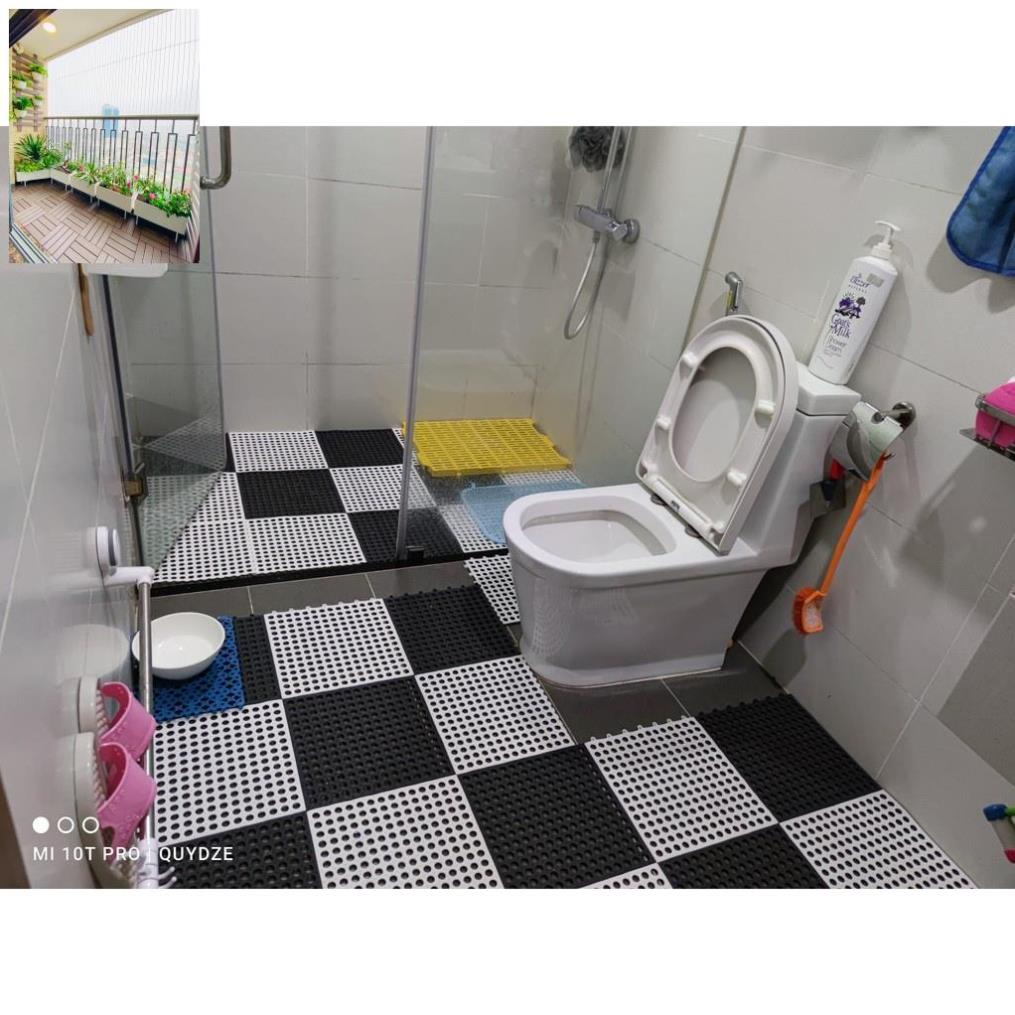 Tấm lót sàn 3T / thảm nhựa lỗ lót sàn 3T, miếng thảm chống trơn trượt cho sàn nhà tắm, nhà vệ sinh