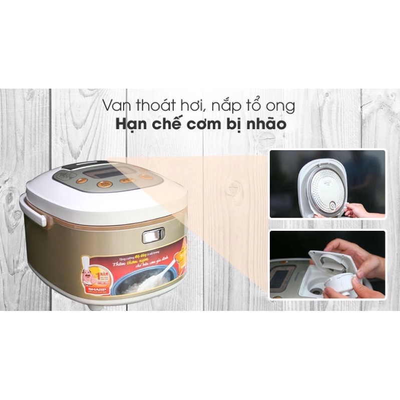 Nồi cơm điện cao cấp shapr (KS-TH18)