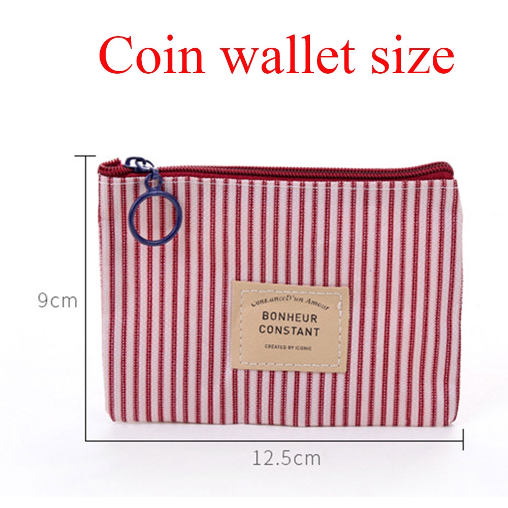 Ví đựng tiền xu thời trang bằng vải canvas | BigBuy360 - bigbuy360.vn