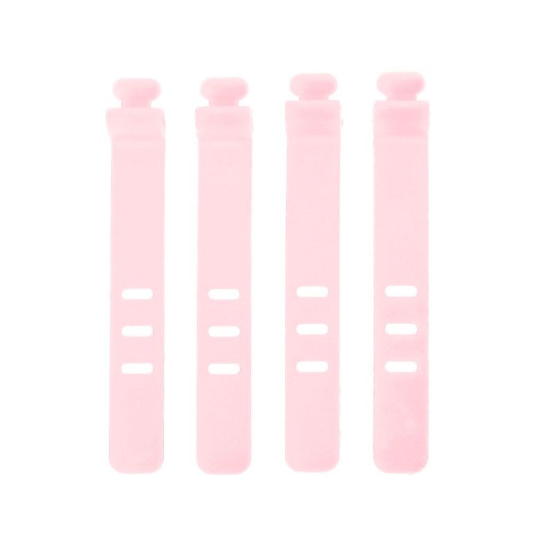 Set 4 Dụng Cụ Giữ Dây Cáp Gọn Gàng Bằng Silicon