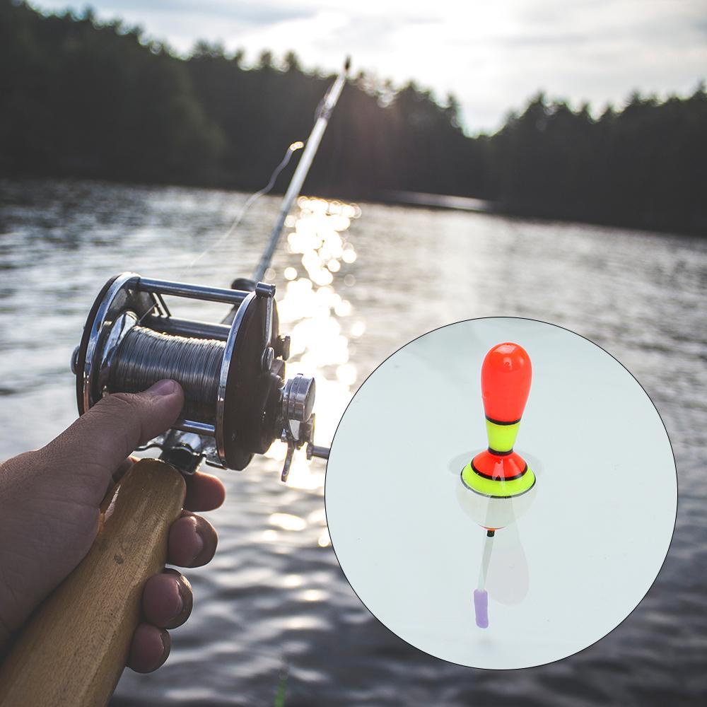 MUVAKO Phao Nổi Câu Cá Bằng Gỗ