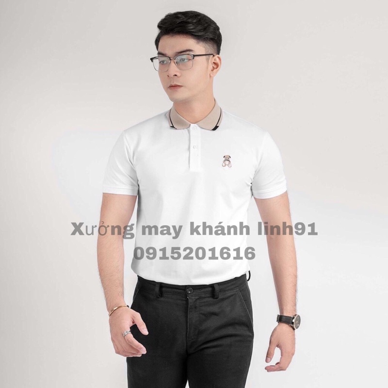 (GIÁ HUỶ DIỆT )Áo thun  Áo Polo nam cổ bẻ vải cá sấu Cotton trẻ trung màu HIDOLI