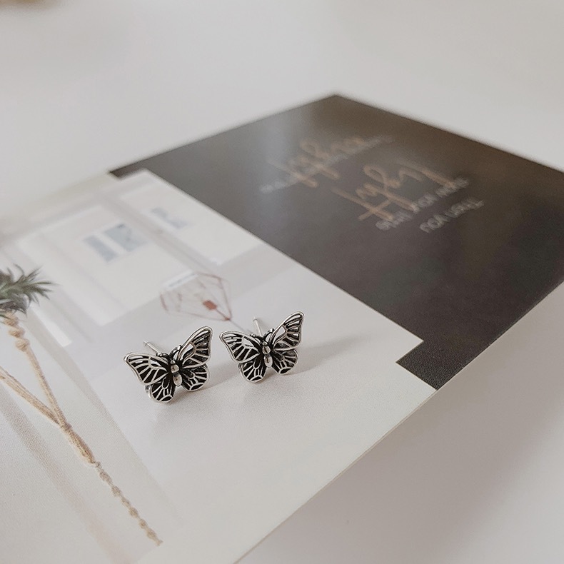 Bông tai hình bướm đơn giản phong cách nhật hàn đơn giản dành cho nữ