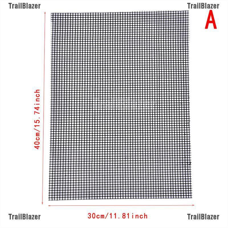 Thảm Lưới Nướng BBQ Màu Đen Chống Dính Tiện Dụng