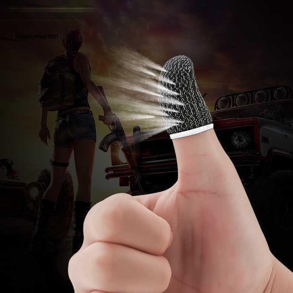 (Shop Amart) Bộ 10 Bao Ngón Tay Chống Mồ Hôi Chơi Game Trên Điện Thoại