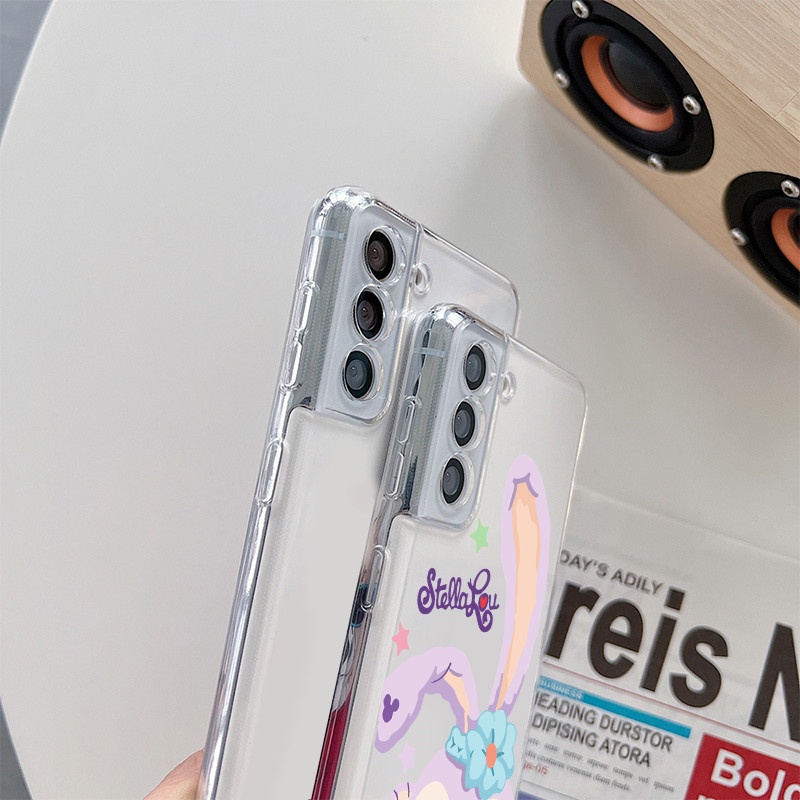 Ốp Điện Thoại Mềm Trong Suốt Hình Thỏ Dễ Thương Cho Samsung S8 S9 S10 S20 FE S21 Plus S22 Ultra S21 FE Note 8 9 10 Plus 20 Ultra 5G ốp lưng