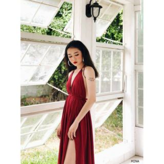 ĐẦM MAXI HỞ LƯNG