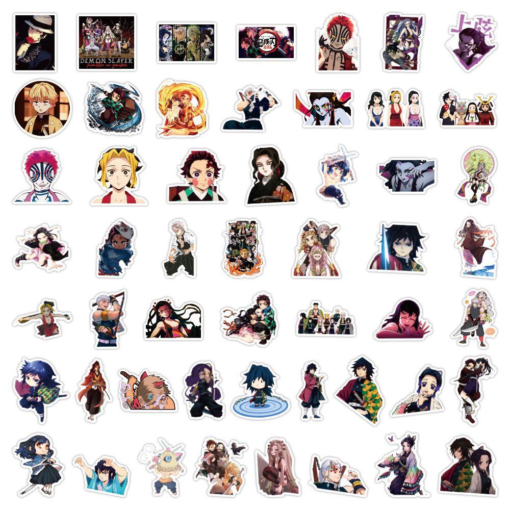 Sticker Anime Demon Slayer Dán Trang Trí Sổ Tay DIY