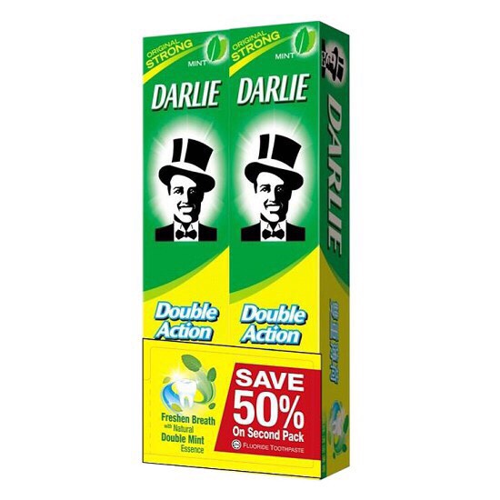 Combo 2 Kem Đánh Răng Darlie Double Action (225g)