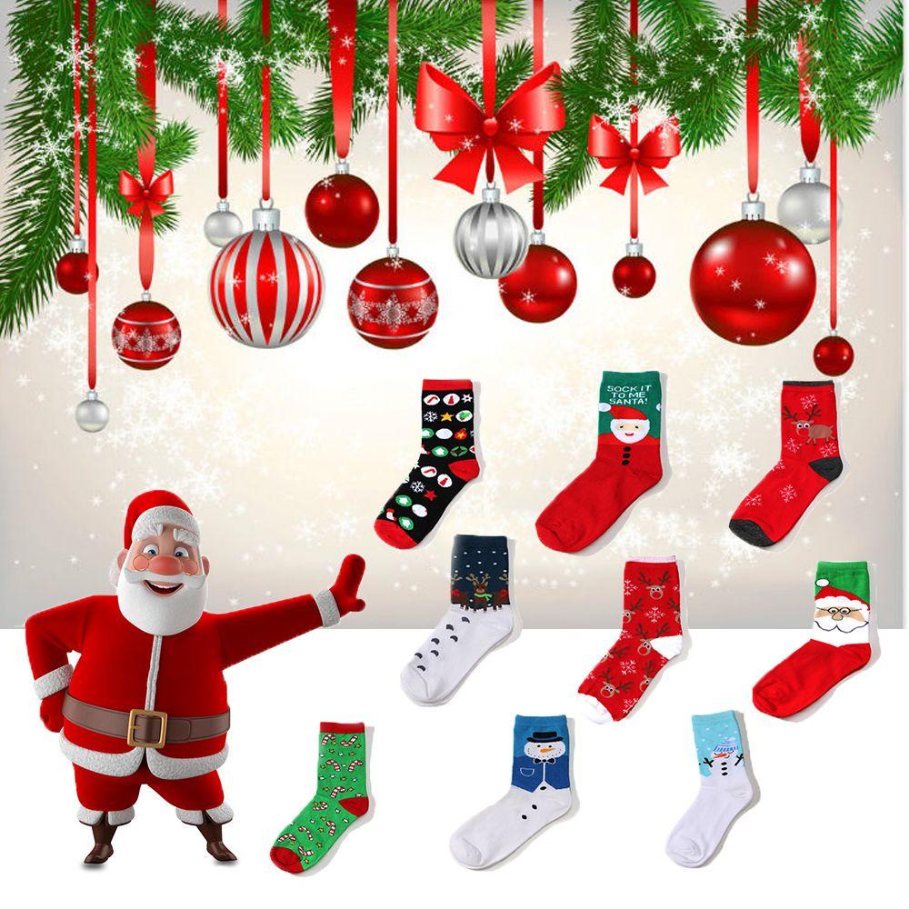 Vớ Giữ Ấm Họa Tiết Người Tuyết Giáng Sinh