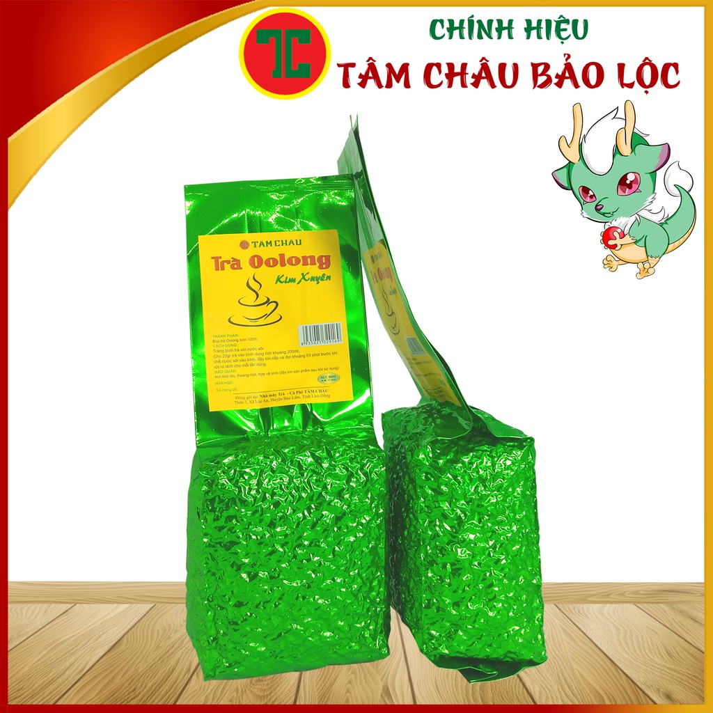 Oolong Kim Xuyên 500G Bao Nhôm Sang Trọng - Chính hiệu TÂM CHÂU BẢO LỘC