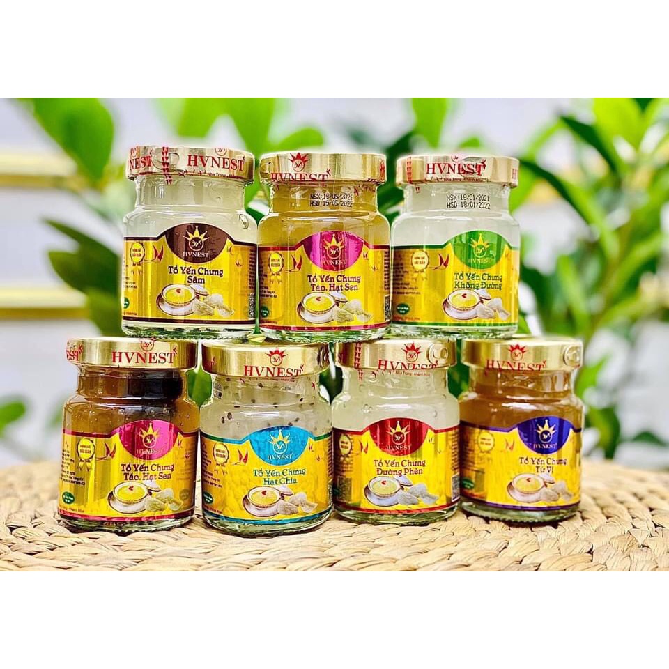 Tổ Yến Sào HOÀNG VIỆT Chưng Sẵn 70ML Nhiều Vị Đường Phèn, Hạt Chia, Sâm, Hạt Sen, Táo Sen, Tứ Vị, Không Đường, Kids | BigBuy360 - bigbuy360.vn