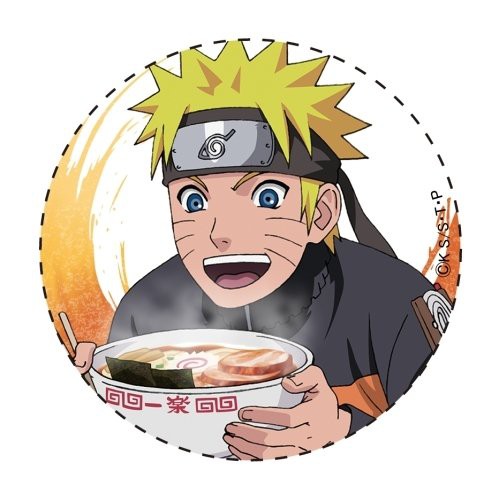 ( 1 chiếc ) Huy hiệu cái áo IN HÌNH nhân vật NARUTO ĐẠI CHIẾN LÀNG LÁ VER ĂN UỐNG anime chibi dễ thương xinh xắn