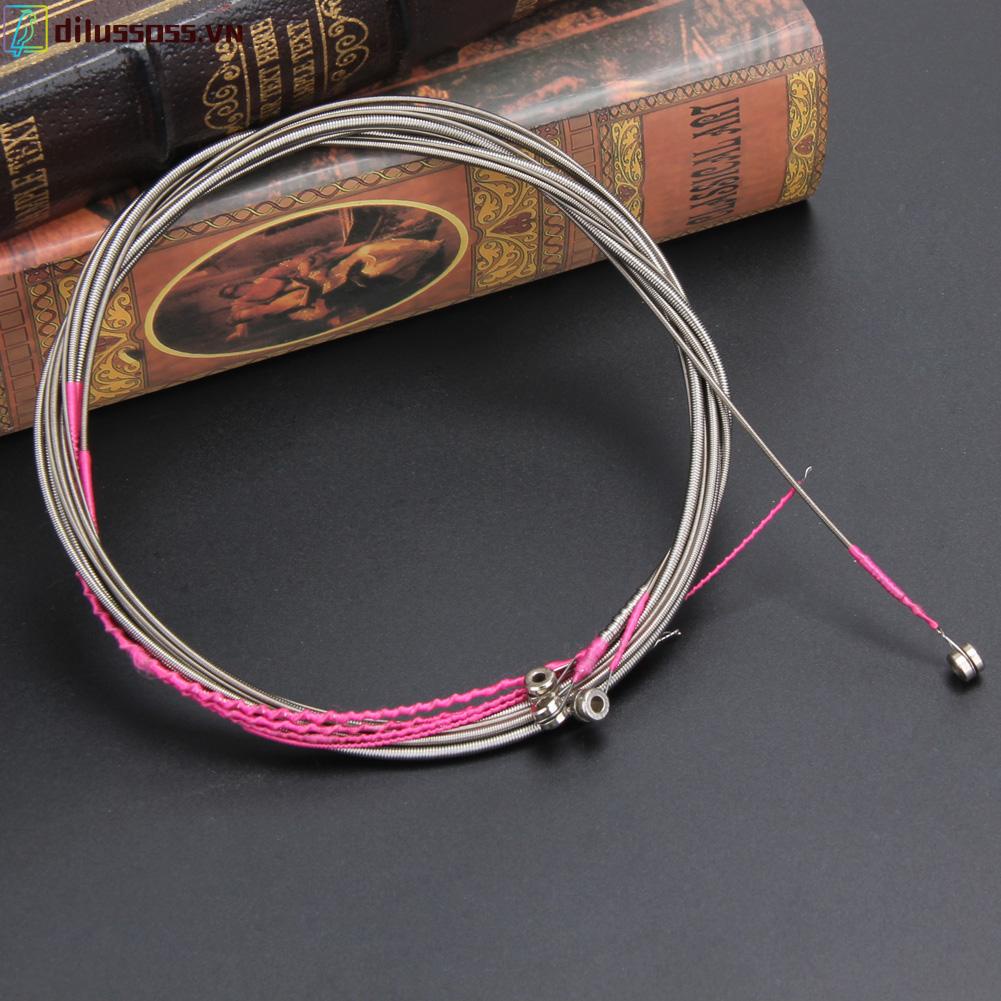 Set 4 thước đo dây đàn guitar bass bằng thép không gỉ mạ niken