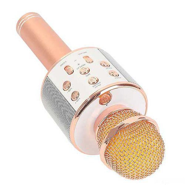 Micro karaoke bluetooth cao cấp WS-858 - Âm thanh cực đỉnh - Hàng hot