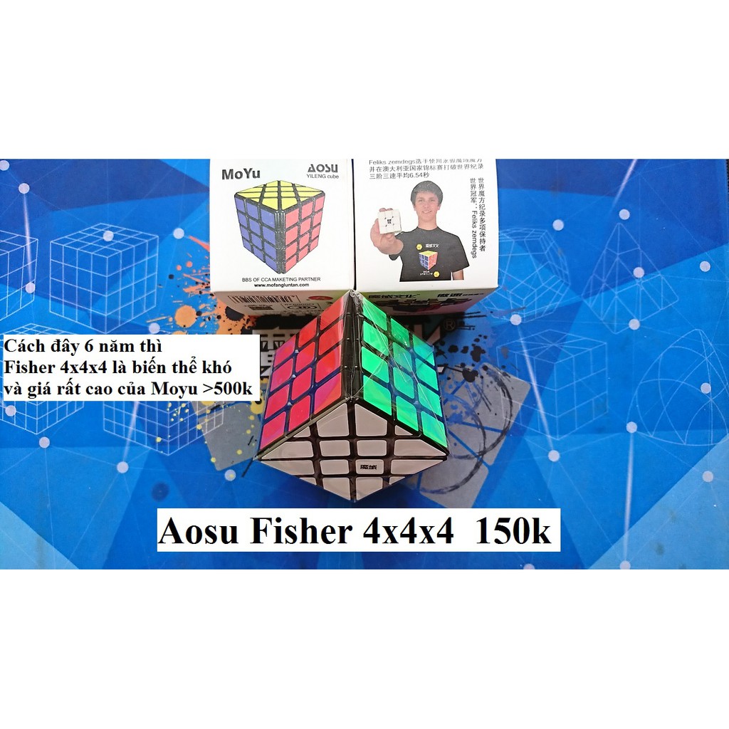 Biến thể FlagShip siêu giảm giá. Moyu Aosu Fisher 4x4x4