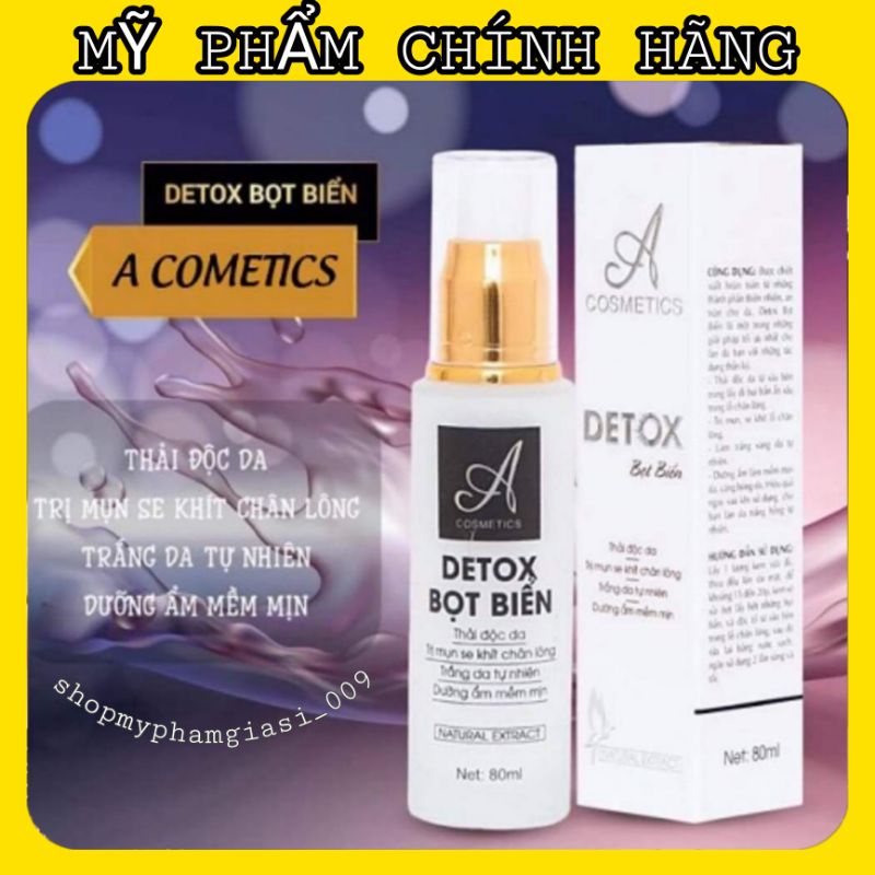 Detox bọt biển thải chì và độc tố cho da