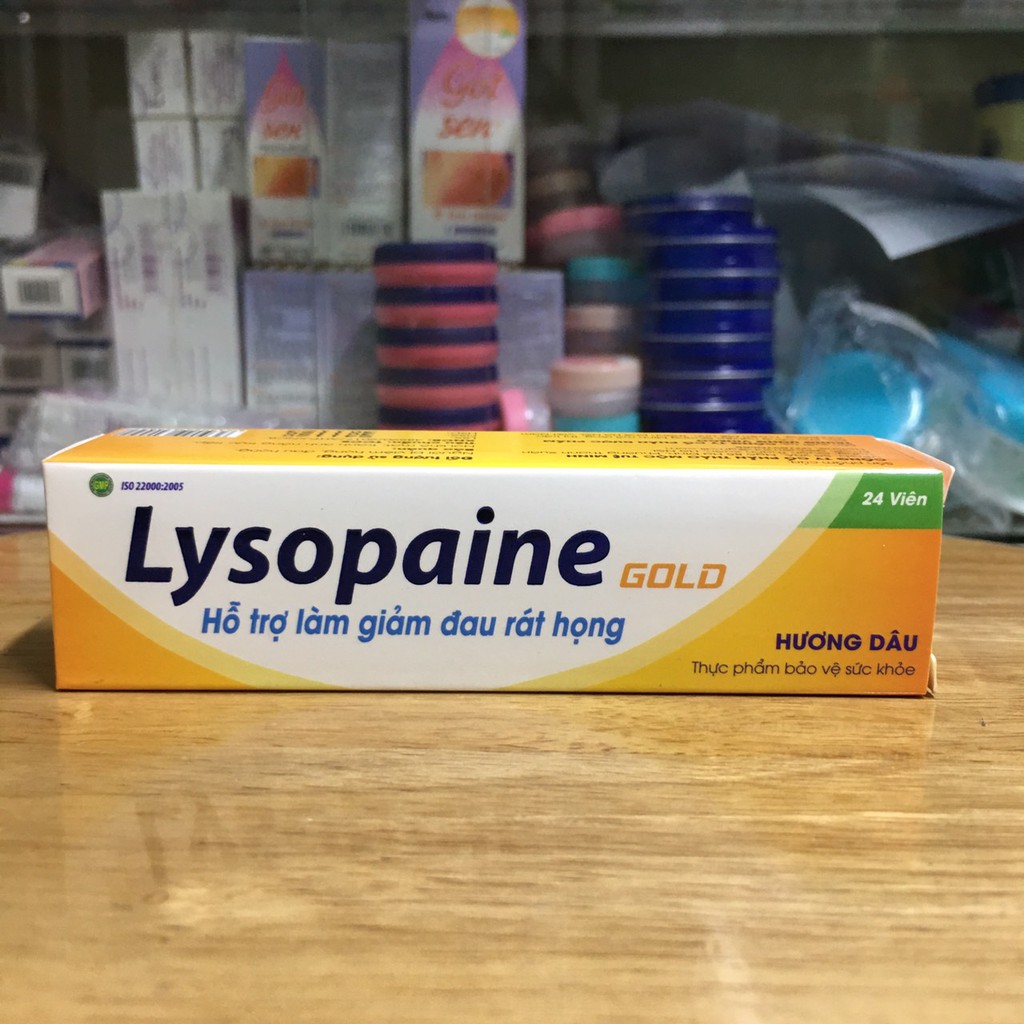 Viên ngậm Lysopaine hộp 24 viên