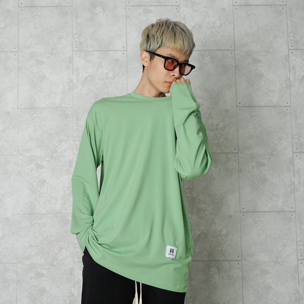 THAY_THE DÀI TAY Unisex N7 Basic Tee phông trơn nam nữ lỡ oversize form rộng sweater ulzzang Hàn Quốc