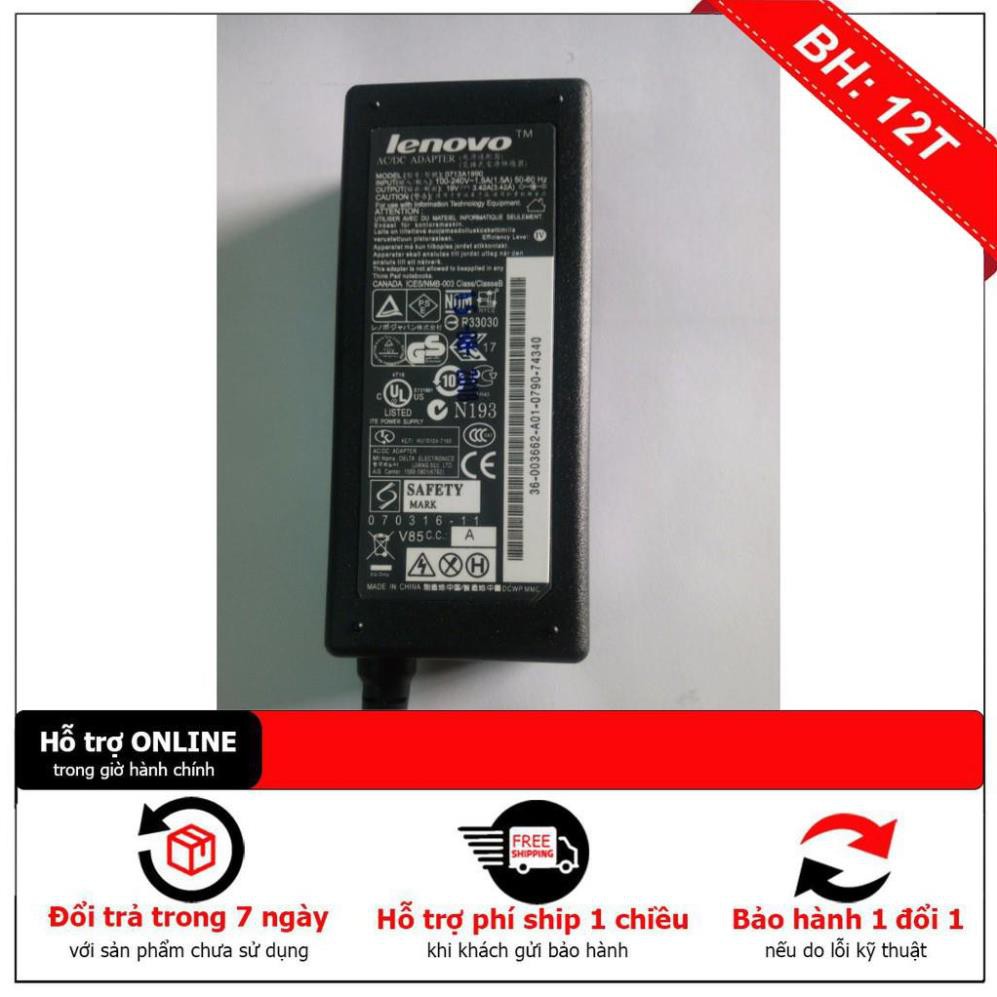 Sạc dành cho Laptop Lenovo 20V - 3.25A Đầu thường