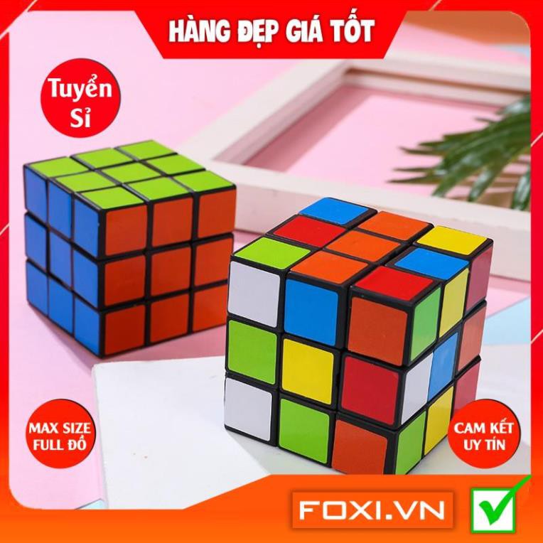 Khối Rubik-Rubic 3×3-2×2-Đồ chơi giải trí Foxi phát triển trí tuệ cao cho trẻ-kích thích não bộ toàn diện