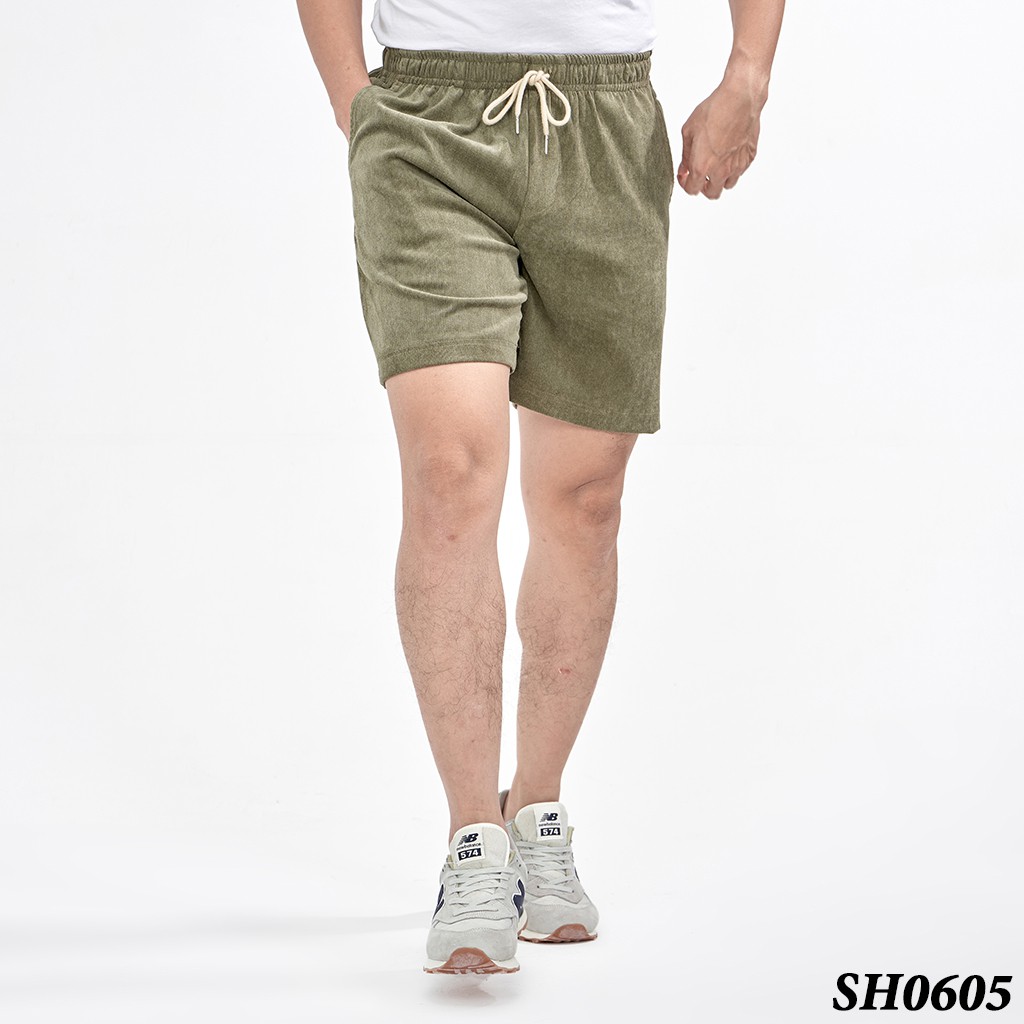 Quần Short Nam Chất Liệu Nhung Tăm ROUGH 5 Màu Trẻ Trung, Cá Tính | BigBuy360 - bigbuy360.vn