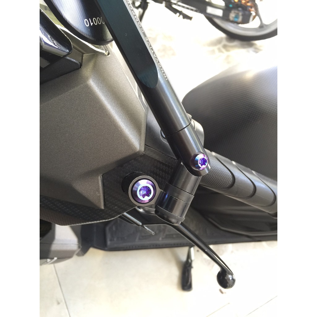 ☄Ốc Chân kính ren Thuận và Ngược Titan GR5 gắn các dòng xe máy