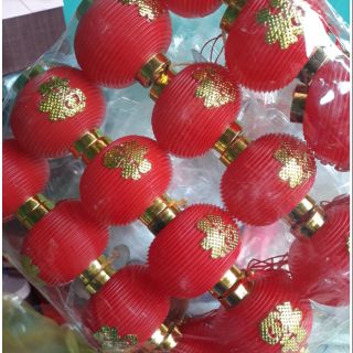 Quả đèn lồng nhựa trang trí cây đào quất 8cm
