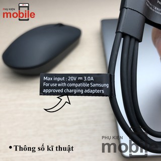 Cáp sạc siêu nhanh type C [Type C to Type C]