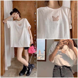 ÁO PHÔNG KHOÉT CON BƯỚM TRẮNG CHẤT ĐẸP - ÁO THUN BUTTERFLY LƯỚI