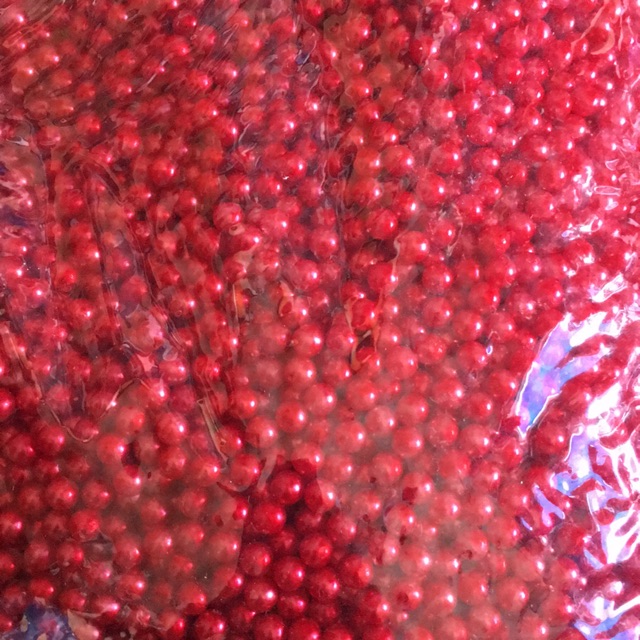 1/2 kg hạt 6mm màu đỏ